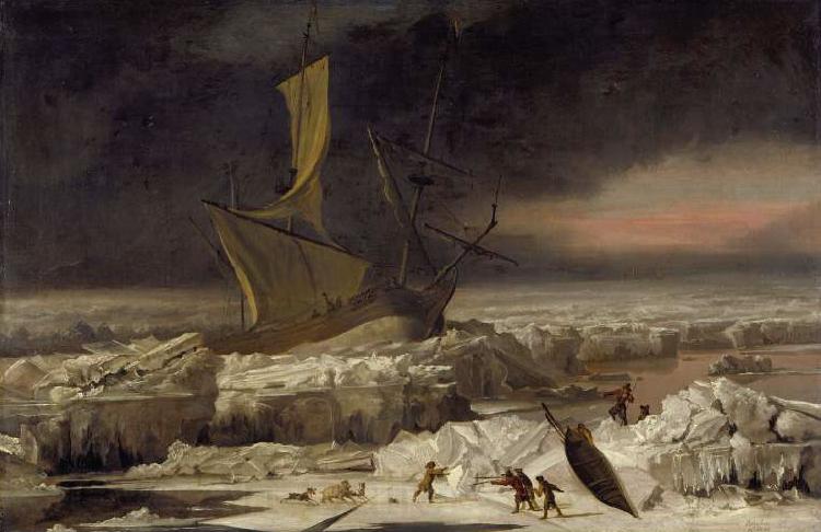 Abraham Hondius Arctic Adventure Spain oil painting art